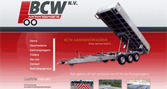 Desktop Screenshot of bcw-aanhangwagens.be