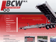 Tablet Screenshot of bcw-aanhangwagens.be